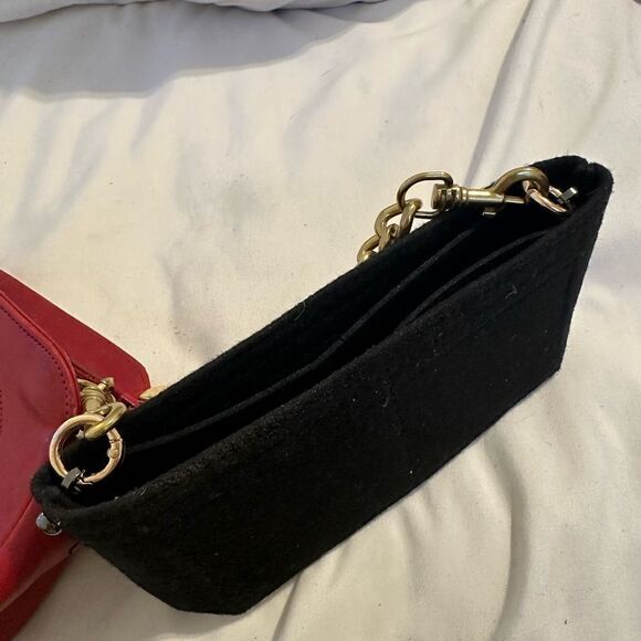 Chanel red leather big pouch - Picture 14 of 16